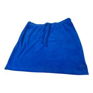 Juicy Couture Royal Blue Velour Drawstring Skirt‎ M